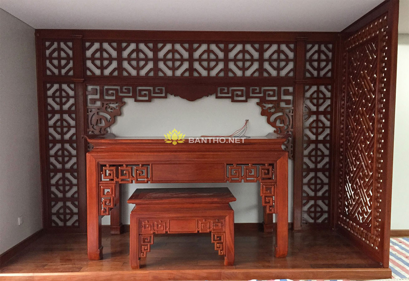 Mẫu bàn thờ trơn đẹp