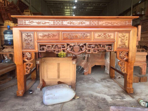 Bàn thờ Tứ quý gỗ Gụ