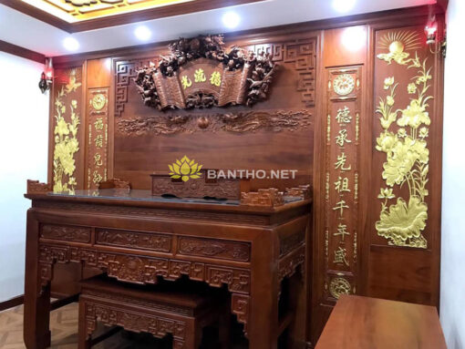 Mẫu phòng thờ gia tiên đẹp