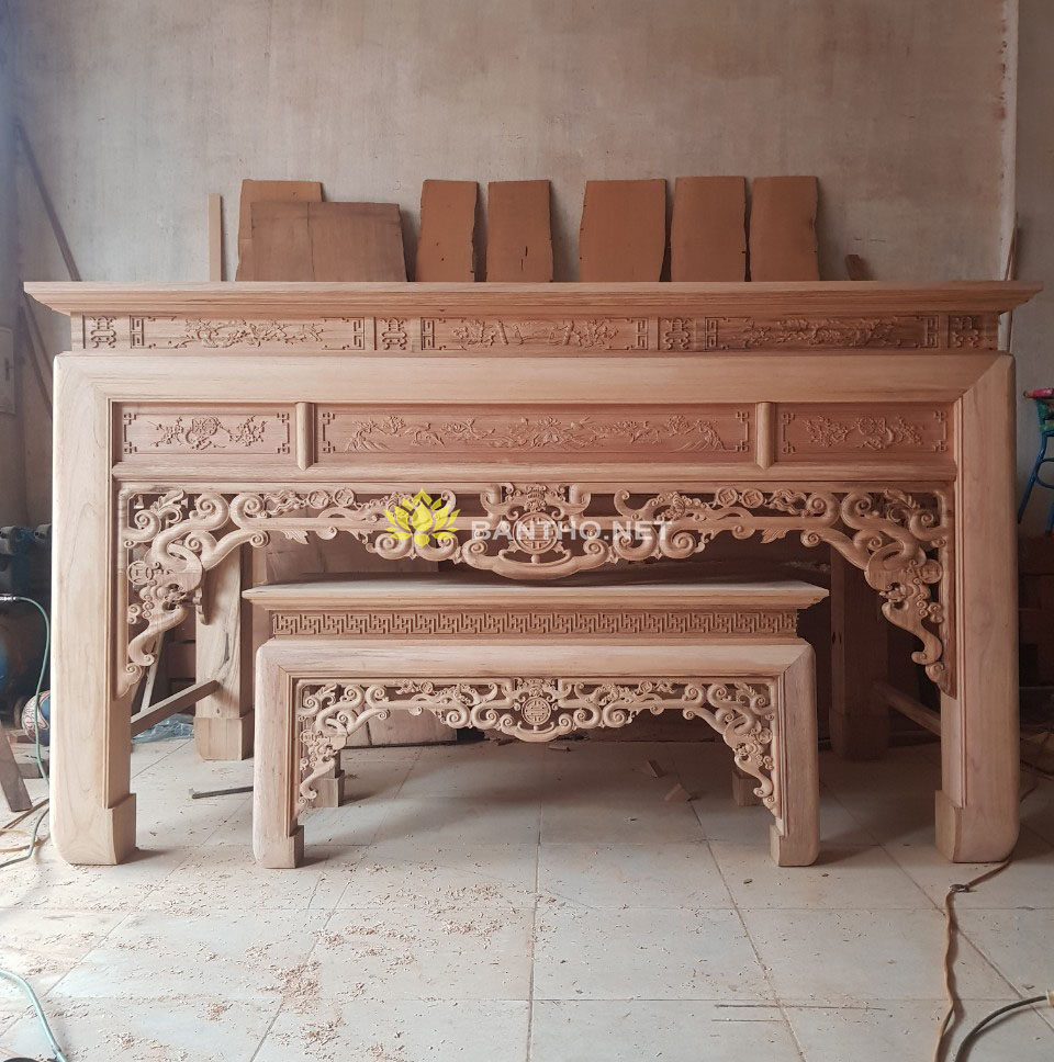 Án gian thờ hiện đại ngũ phúc