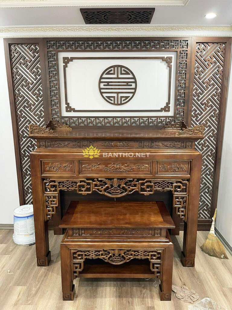 Bàn thờ Triện Dơi ngậm Thọ đẹp