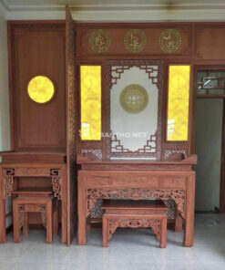Mẫu bàn thờ phật và gia tiên