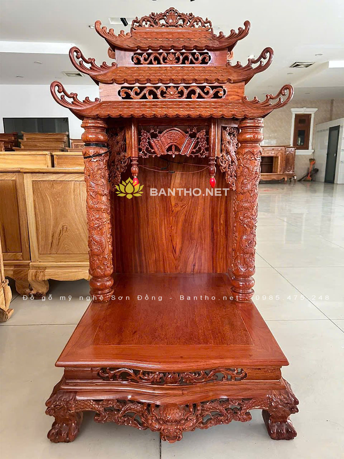 Bàn thờ Ông Địa Thần Tài đẹp - Ảnh 5