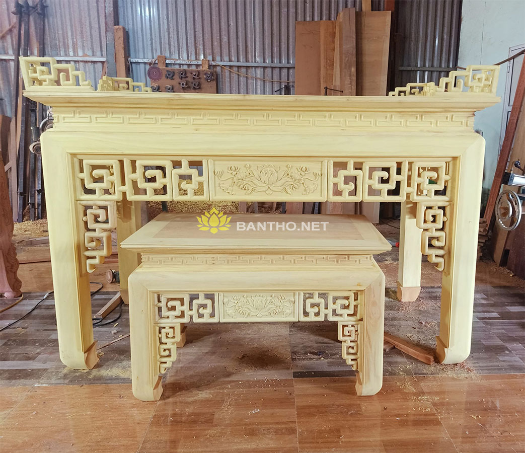 Mẫu bàn thờ gia tiên đẹp