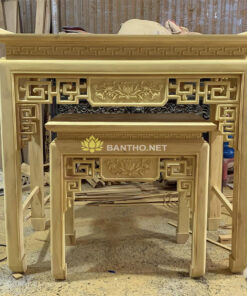Bàn thờ đứng chung cư mẫu hiện đại