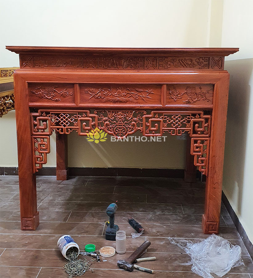 Bàn thờ Triện đẹp gỗ Hương