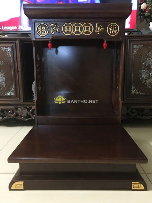 Bàn thờ thần tài mái bằng