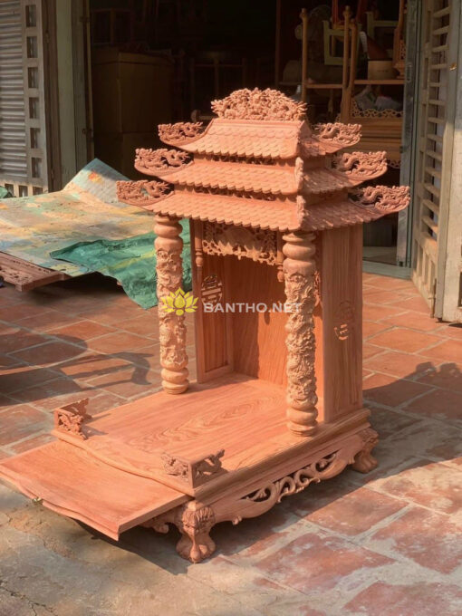 Bàn thờ ông địa thần tài gỗ Hương tại Hà Nội