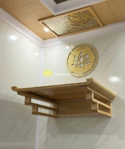 Mẫu bàn thờ treo tường đơn giản đẹp