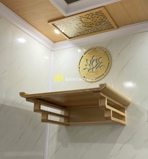 Mẫu bàn thờ treo tường đơn giản đẹp