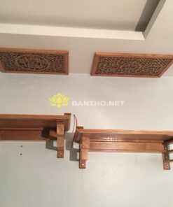 Mẫu bàn thờ treo tường 2 tầng