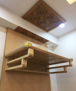 Ban thờ treo tường bằng gỗ 1m2