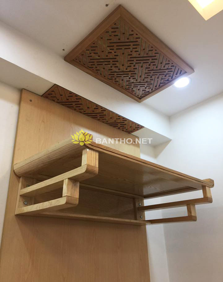 Bàn thờ gỗ treo tường giá rẻ