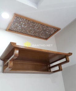 Ban thờ treo tường bằng gỗ 1m2