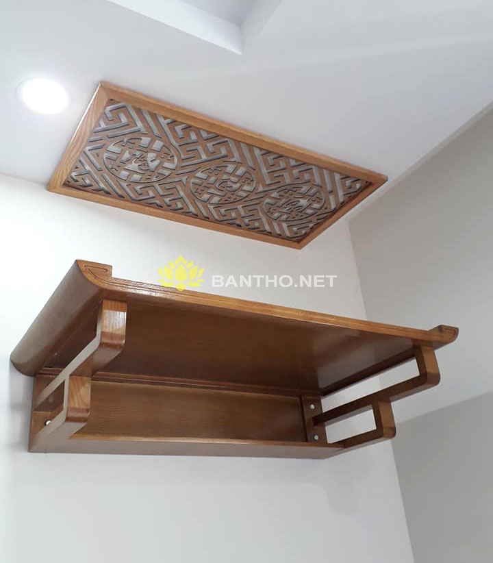 Bàn thờ gỗ treo tường giá rẻ