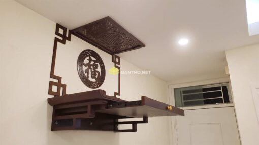 Bàn thờ treo tường đơn giản có ngăn kéo