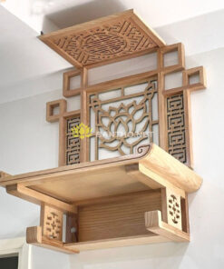 Mẫu bàn thờ treo tường đẹp hiện đại