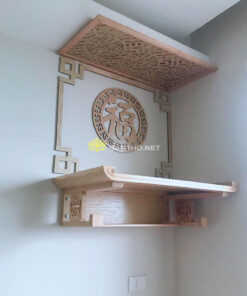 Mẫu bàn thờ treo tường đơn giản đẹp