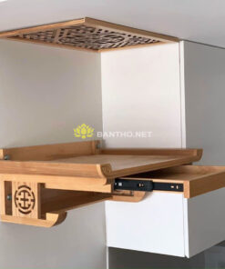 Mẫu bàn thờ treo tường có ngăn kéo