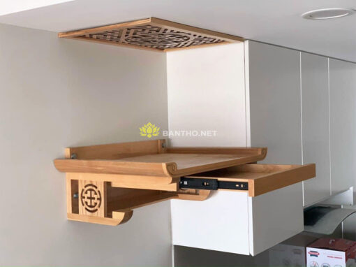 Mẫu bàn thờ treo tường có ngăn kéo