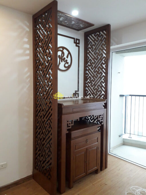 Bàn thờ phòng khách nhà chung cư