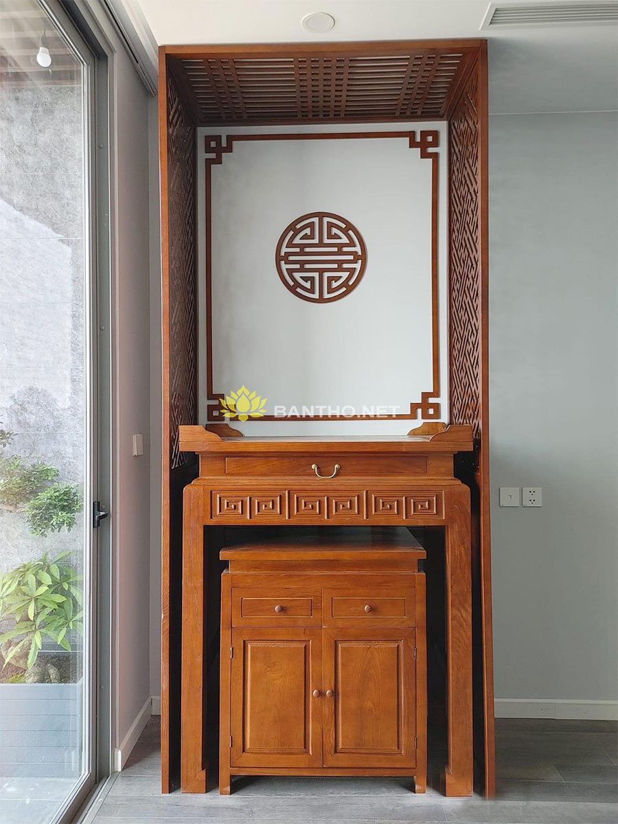 Bàn thờ đẹp gỗ tự nhiên