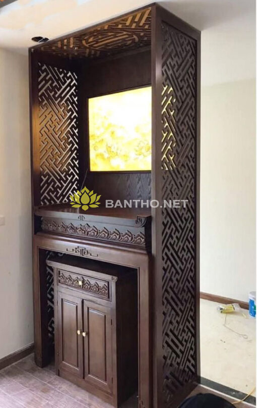 Mẫu bàn thờ phật đơn giản