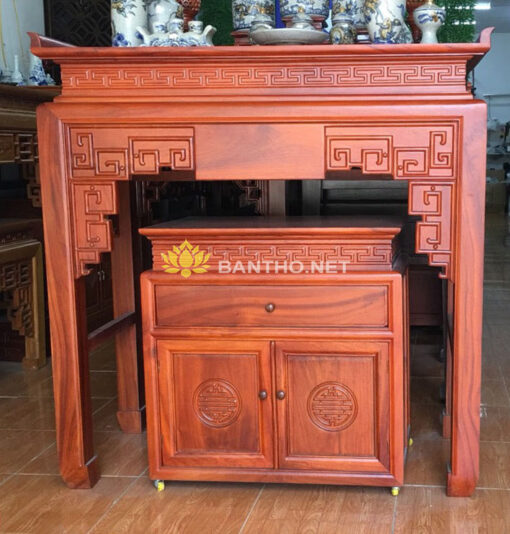 Bàn thờ đứng mẫu Triện trơn