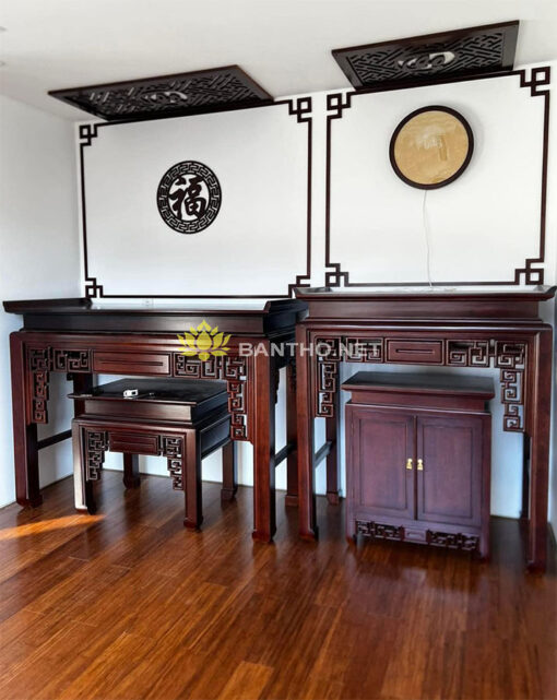 Bàn thờ phật và gia tiên đẹp