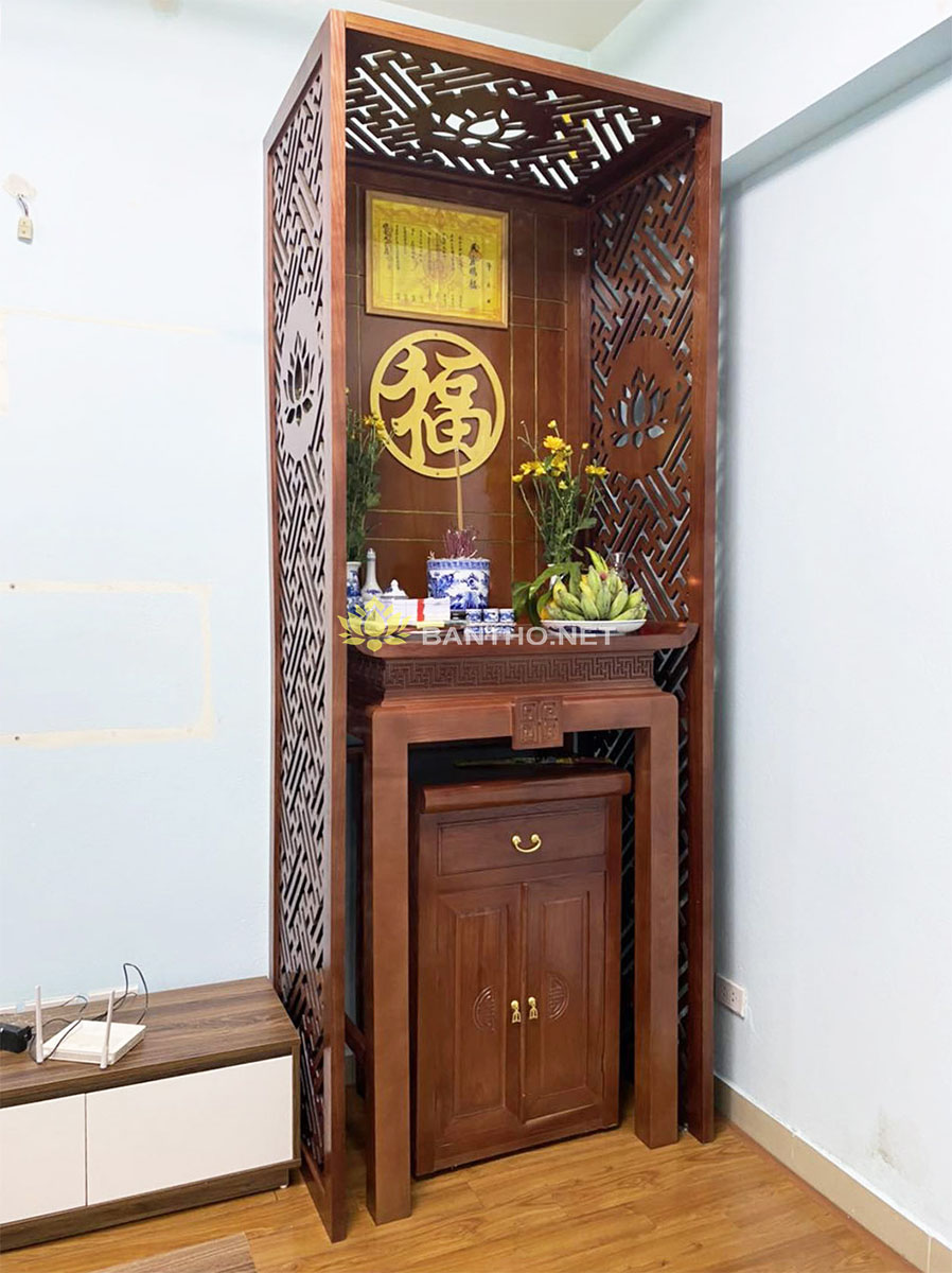 Bàn thờ nhỏ gọn cho nhà chung cư