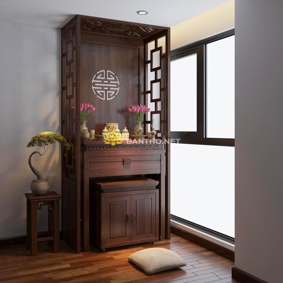 Bàn thờ hiện đại đẹp chữ Thọ