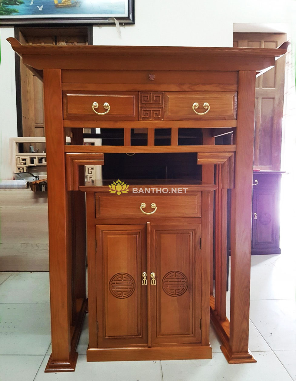 Mẫu bàn thờ chung cư đẹp đơn giản