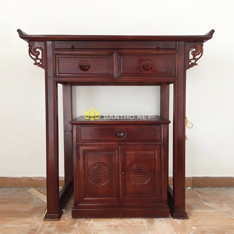 Mẫu bàn thờ chung cư đẹp đơn giản