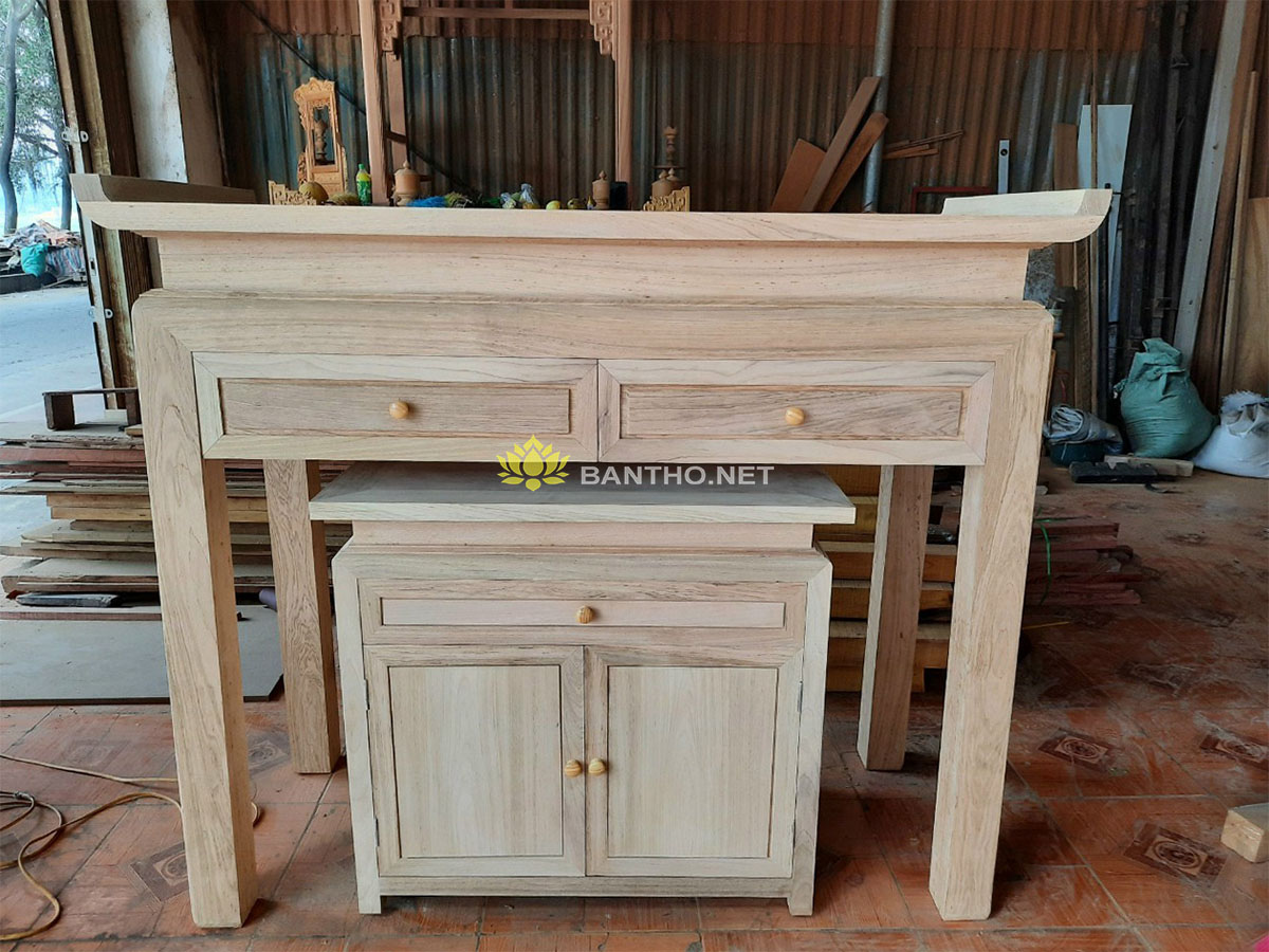 Tủ thờ đơn giản có ngăn kéo