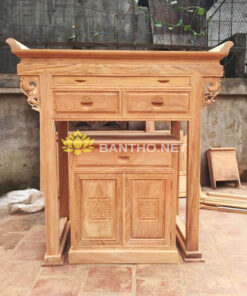 Mẫu tủ thờ đẹp gỗ Gõ