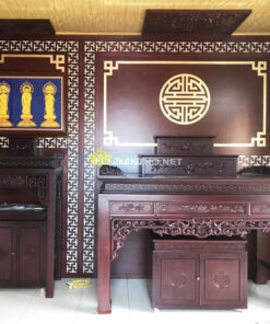 Bàn thờ phật và gia tiên đẹp