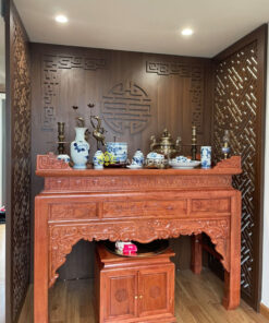 Mẫu bàn thờ gỗ Hương