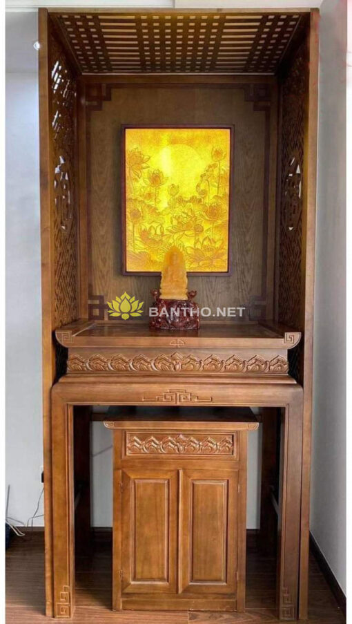 Mẫu bàn thờ phật đơn giản đẹp