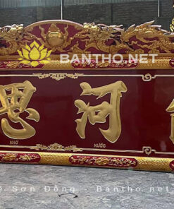 Mẫu Đại tự chương chạm Rồng Phượng