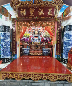 Mẫu Đại tự chương chạm Rồng Phượng thờ Mẫu