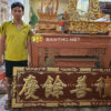 Hoành phi gỗ hương thếp vàng 9999