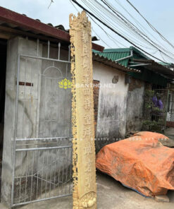 Đôi câu máng cạp thủng đục Ngũ Phúc mộc