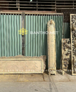Hoành phi câu đối bằng gỗ Dổi