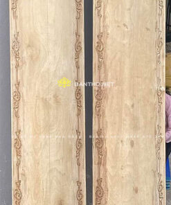 Đôi câu đối máng đục viền dơi triện đẹp