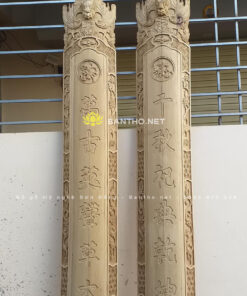Đôi Câu đối máng thờ tại đình chùa