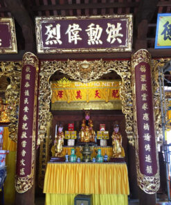 Bộ hoành phi câu đối cho đền thờ, điện thờ