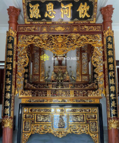 Bộ hoành phi câu đối máng nhà thờ họ