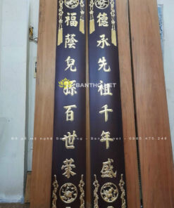 Câu đối sơn PU