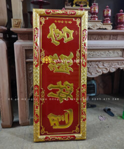 Bộ hoành phi phẳng nền son