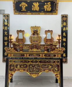 Giá gương thờ và hoành phi câu đối thờ gia tiên đẹp